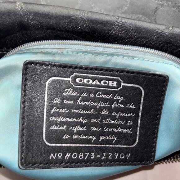 Black Coach Tote Bag - Picture 5 of 5